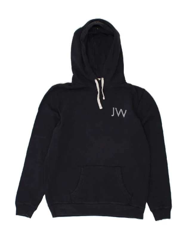 JACK WILLS Mens Graphic Hoodie Jumper Medium Navy Blue Cotton Hoodie with Elastic Cuffs Stretchable Comfortable JACK WILLS Mens Graphic Hoodie Jumper Medium Navy Blue Cotton Hoodie with Elastic Cuffs Stretchable Comfortable