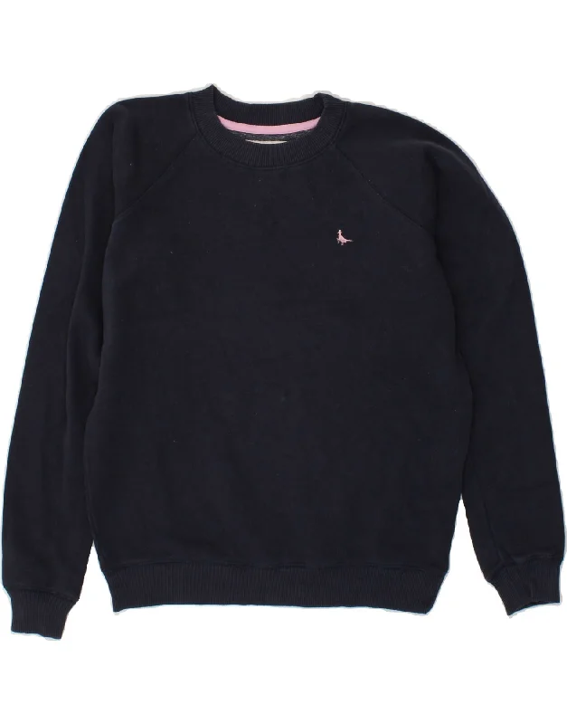 JACK WILLS Womens Oversized Sweatshirt Jumper UK 6 XS Navy Blue Cotton Hoodie with Earth Tones Natural Calm JACK WILLS Womens Oversized Sweatshirt Jumper UK 6 XS Navy Blue Cotton Hoodie with Earth Tones Natural Calm