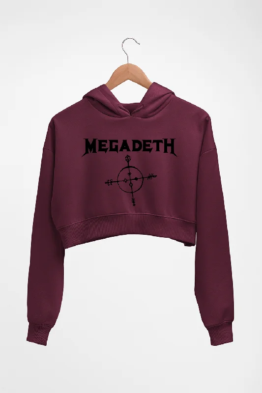 Megadeth Crop HOODIE FOR WOMEN