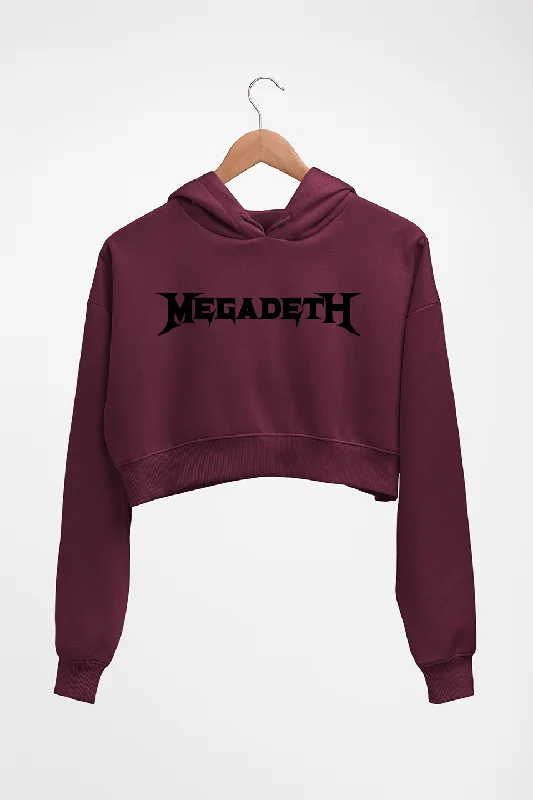 Megadeth Crop HOODIE FOR WOMEN