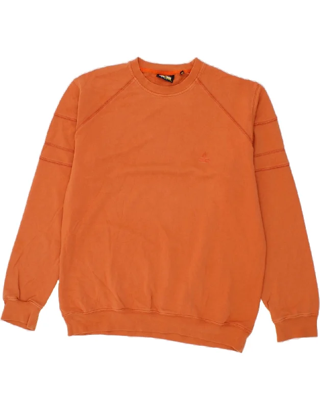 NAVIGARE Mens Sweatshirt Jumper 2XL Orange Cotton Hoodie with Turtle Neck Cozy Winter NAVIGARE Mens Sweatshirt Jumper 2XL Orange Cotton Hoodie with Turtle Neck Cozy Winter