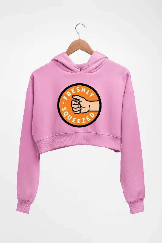 Orange Cassidy - Freshly Squeezed Crop HOODIE FOR WOMEN