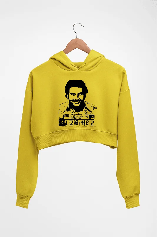 Pablo Escobar Crop HOODIE FOR WOMEN