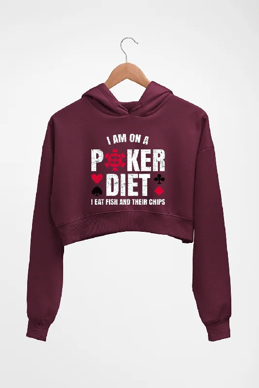 Poker Crop HOODIE FOR WOMEN