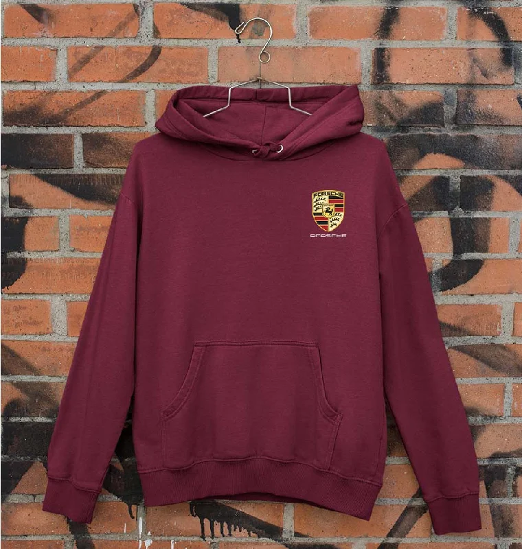 Porsche Pocket Logo Unisex Hoodie for Men/Women Hoodie with High-Low Hem Asymmetrical Trendy Porsche Pocket Logo Unisex Hoodie for Men/Women Hoodie with High-Low Hem Asymmetrical Trendy