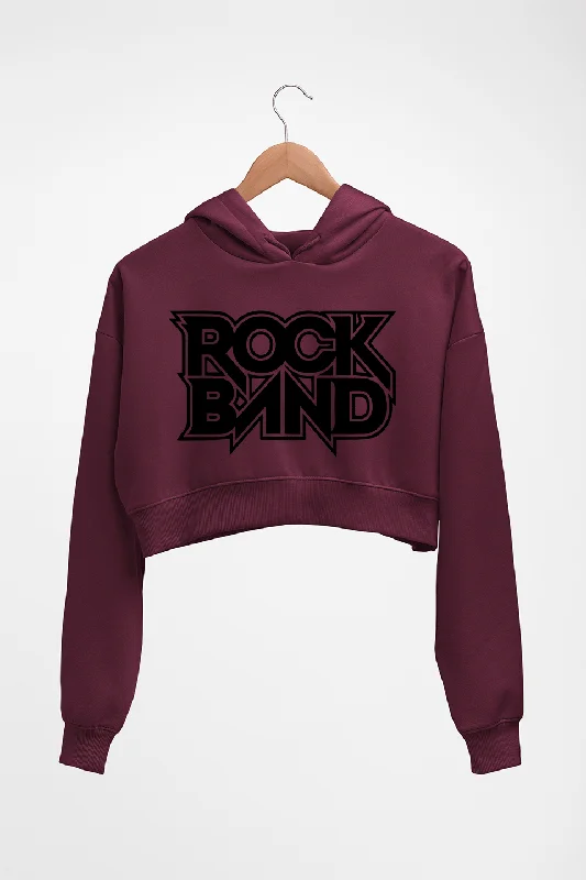 Queen Rock Band Crop HOODIE FOR WOMEN