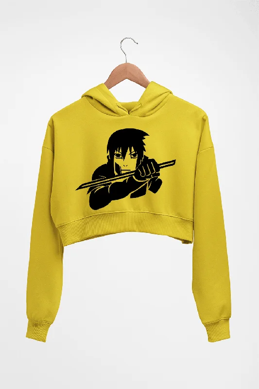 Sasuke Uchiha Crop HOODIE FOR WOMEN