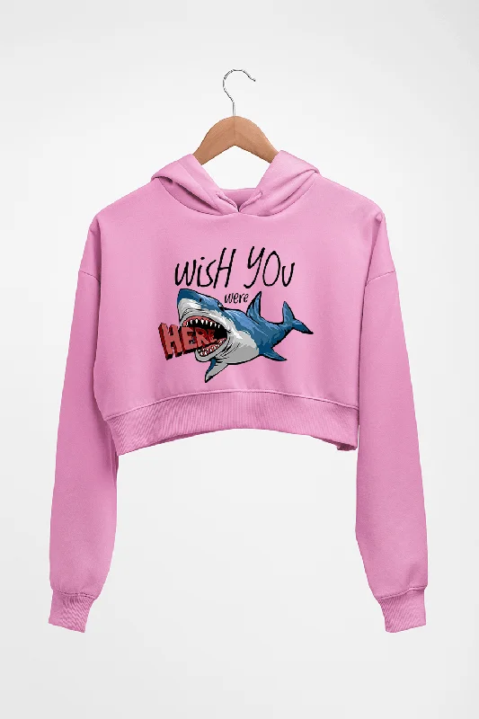 Shark Crop HOODIE FOR WOMEN