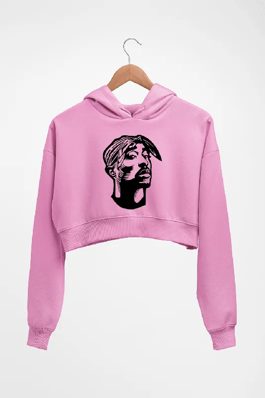 Tupac 2Pac Crop HOODIE FOR WOMEN