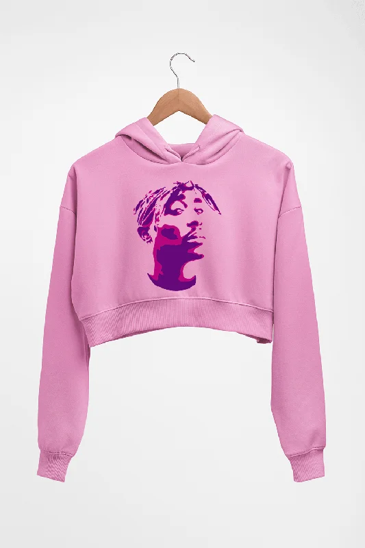 Tupac 2Pac Crop HOODIE FOR WOMEN