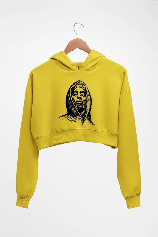 Tupac 2Pac Crop HOODIE FOR WOMEN