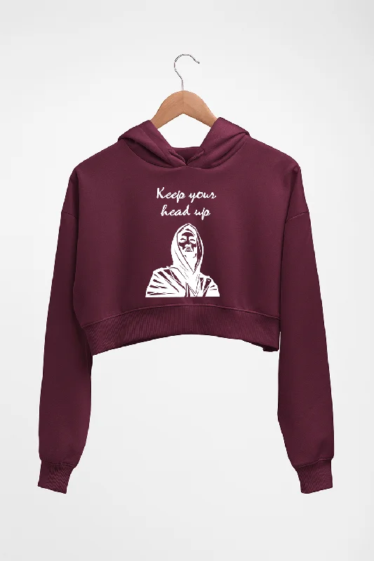 Tupac Shakur Crop HOODIE FOR WOMEN