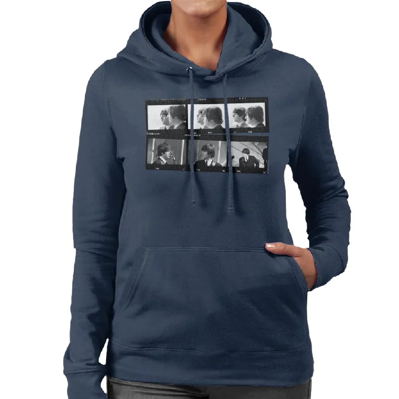 TV Times Beatles Lennon McCartney Show Photo Strip Women's Hooded Sweatshirt Hooded Sweatshirt Casual Wear Street Style TV Times Beatles Lennon McCartney Show Photo Strip Women's Hooded Sweatshirt Hooded Sweatshirt Casual Wear Street Style