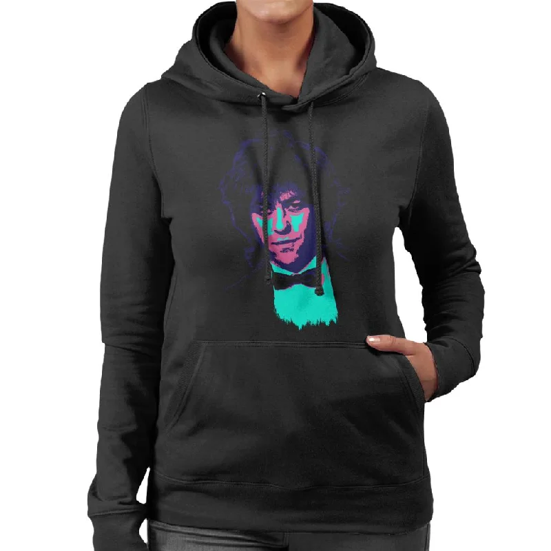 TV Times Bob Geldof In A Tuxedo 1986 Pop Art Stylised Women's Hooded Sweatshirt