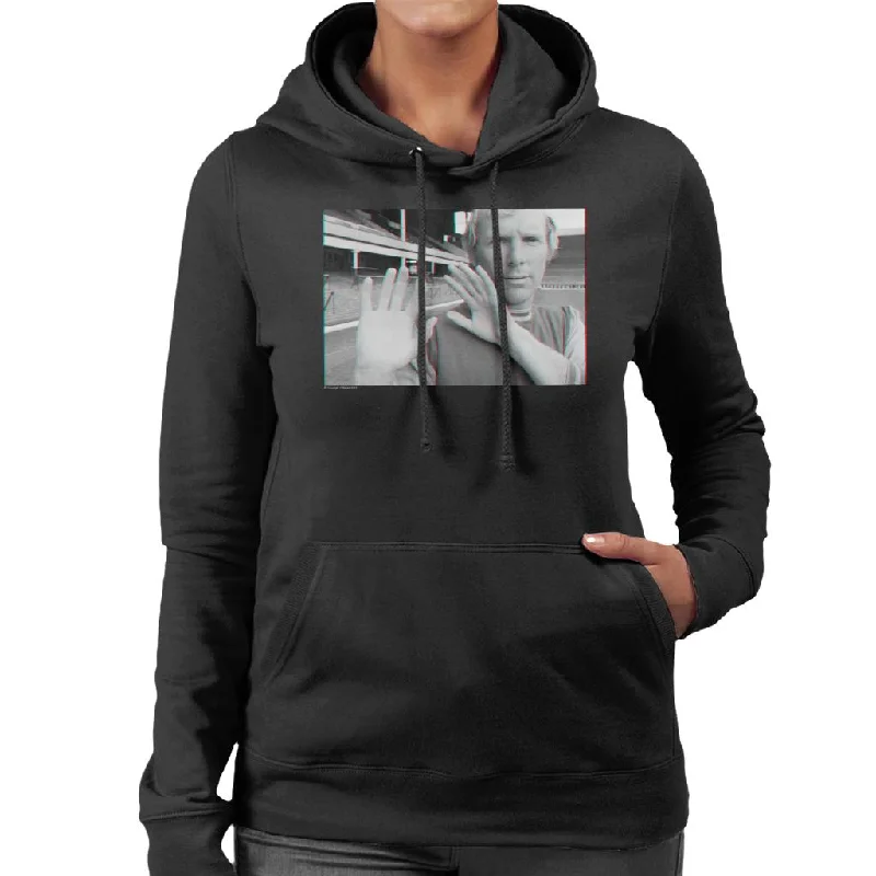 TV Times Bobby Moore 3D Effect Women's Hooded Sweatshirt Hoodie with Hem Ribbing Snug Secure TV Times Bobby Moore 3D Effect Women's Hooded Sweatshirt Hoodie with Hem Ribbing Snug Secure