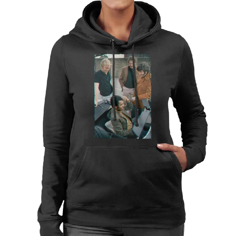 TV Times Bobby Moore And Gang 1970 Women's Hooded Sweatshirt Hoodie with Strings Custom Fit Adjustable TV Times Bobby Moore And Gang 1970 Women's Hooded Sweatshirt Hoodie with Strings Custom Fit Adjustable