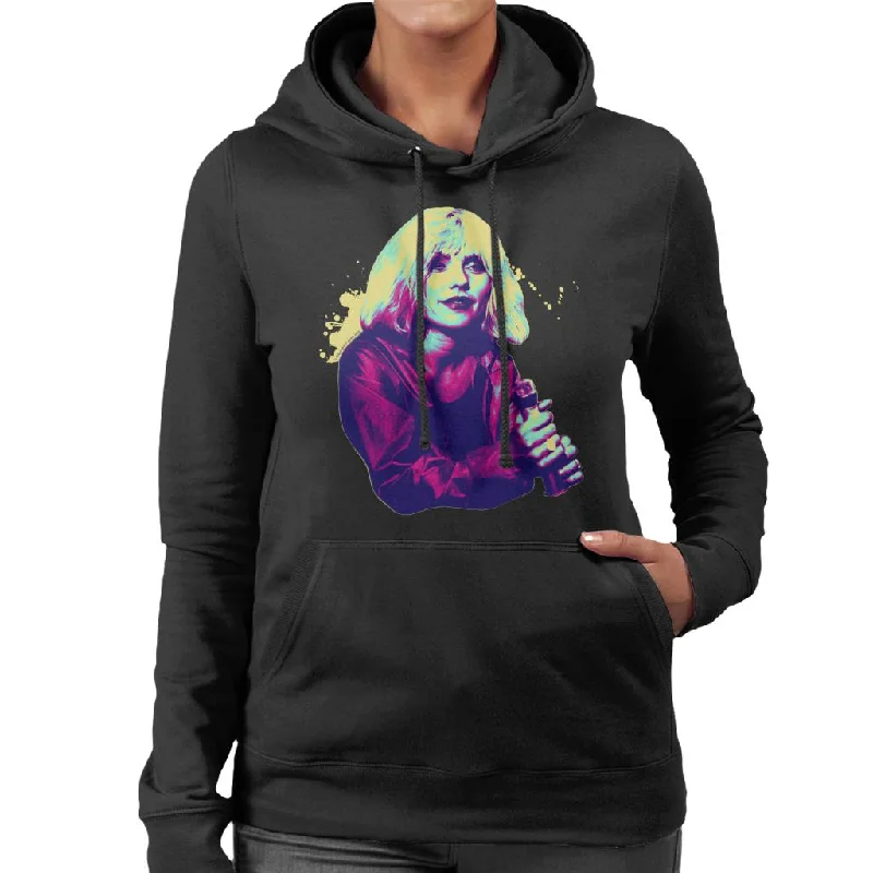 TV Times Debbie Harry Muppet Show 1981 Pop Art Stylised Women's Hooded Sweatshirt Hooded Sweatshirt Casual Wear Street Style TV Times Debbie Harry Muppet Show 1981 Pop Art Stylised Women's Hooded Sweatshirt Hooded Sweatshirt Casual Wear Street Style
