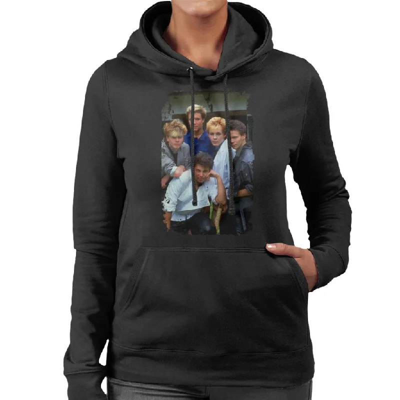 TV Times Duran Duran Band Portrait Women's Hooded Sweatshirt Hoodie with Drop Shoulder Relaxed Streetwear TV Times Duran Duran Band Portrait Women's Hooded Sweatshirt Hoodie with Drop Shoulder Relaxed Streetwear