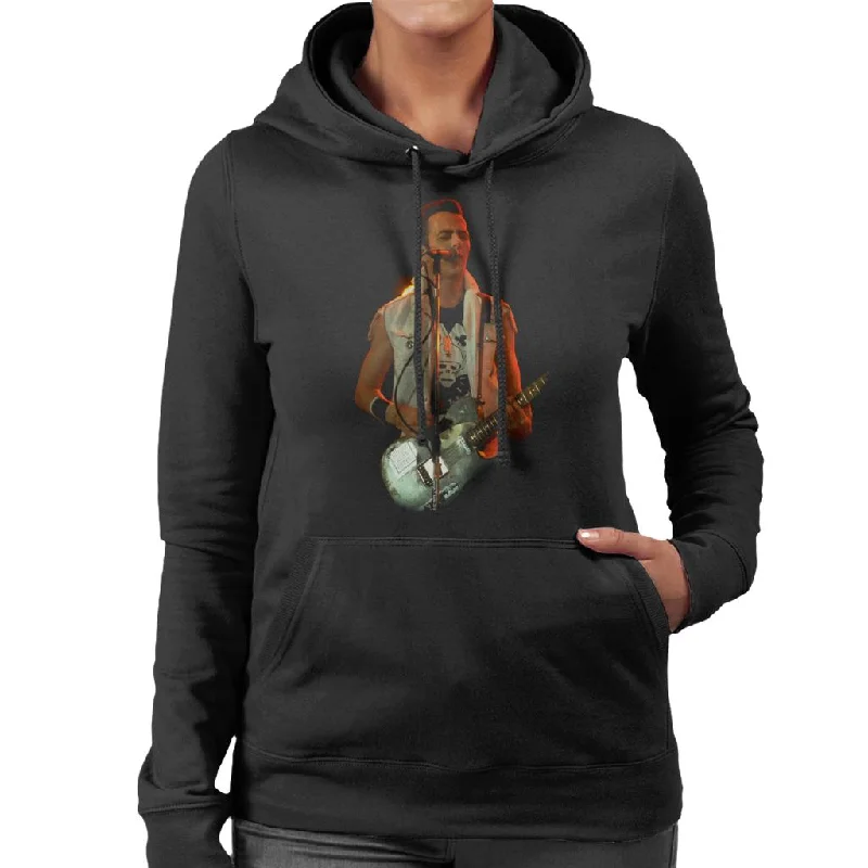 TV Times Joe Strummer The Clash Live Women's Hooded Sweatshirt Hoodie with Button Classic Timeless TV Times Joe Strummer The Clash Live Women's Hooded Sweatshirt Hoodie with Button Classic Timeless