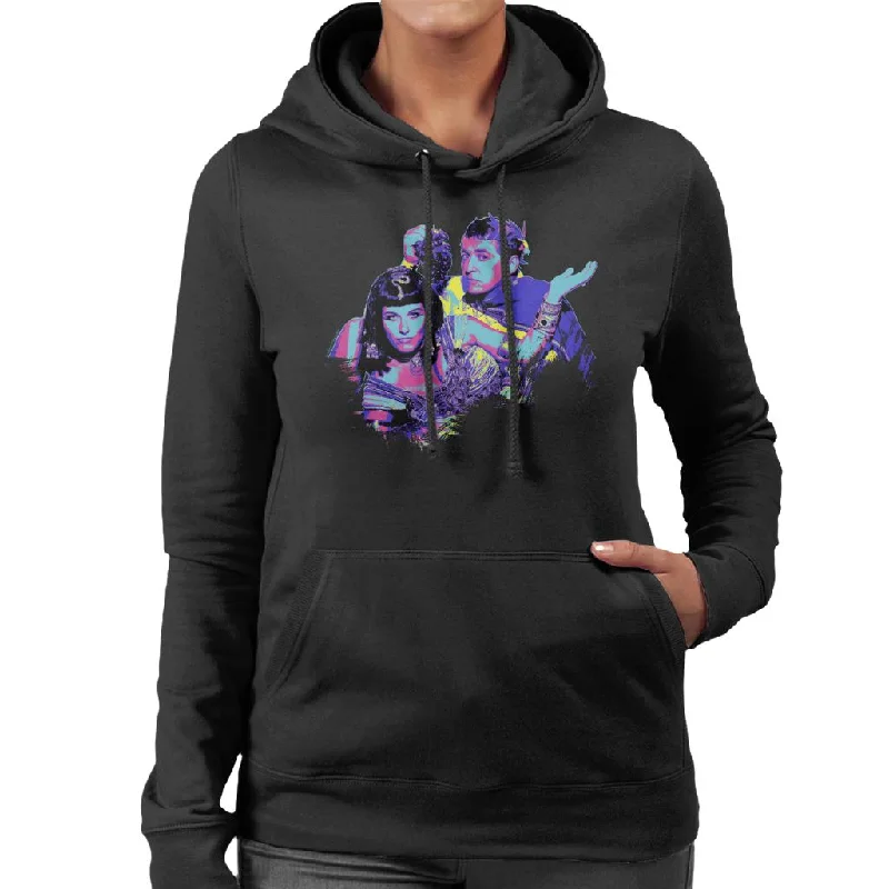 TV Times Kat And Alfie Eastenders Pop Art Stylised Women's Hooded Sweatshirt