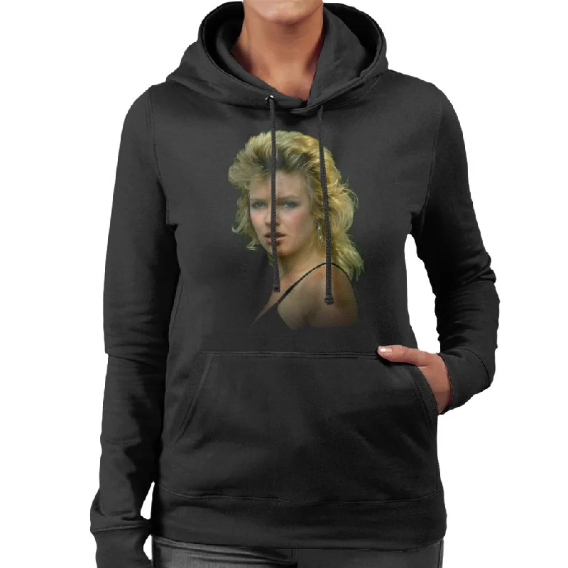 TV Times Kim Wilde 1983 Women's Hooded Sweatshirt Hoodie with Oversized Fit Loose Comfortable TV Times Kim Wilde 1983 Women's Hooded Sweatshirt Hoodie with Oversized Fit Loose Comfortable