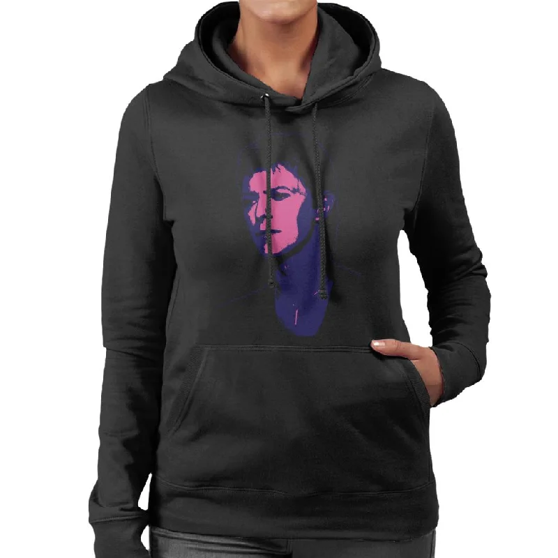 TV Times Pop Star David Bowie 1977 Pop Art Stylised Women's Hooded Sweatshirt