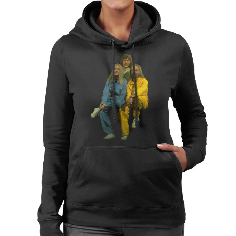 TV Times Rainbow Music Trio Women's Hooded Sweatshirt Hoodie with Crew Neck Simple Timeless TV Times Rainbow Music Trio Women's Hooded Sweatshirt Hoodie with Crew Neck Simple Timeless