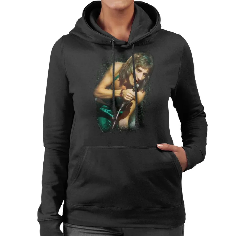 TV Times Rod Stewart Live On Russell Harty Plus Women's Hooded Sweatshirt Hoodie with Mesh Breathable Sporty TV Times Rod Stewart Live On Russell Harty Plus Women's Hooded Sweatshirt Hoodie with Mesh Breathable Sporty