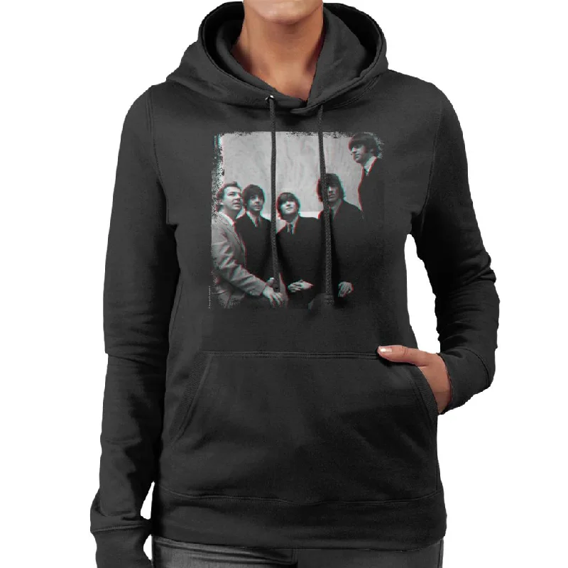 TV Times The Beatles With Johnny Hamp Women's Hooded Sweatshirt Hoodie with Hem Contrast Bold Stylish TV Times The Beatles With Johnny Hamp Women's Hooded Sweatshirt Hoodie with Hem Contrast Bold Stylish