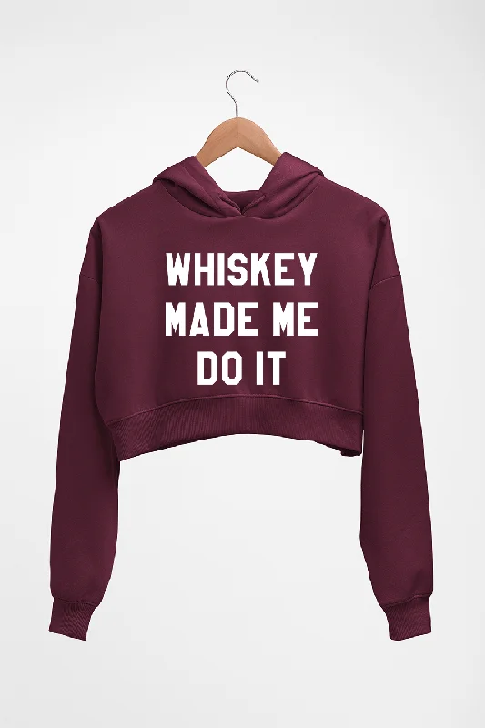 Whiskey Crop HOODIE FOR WOMEN