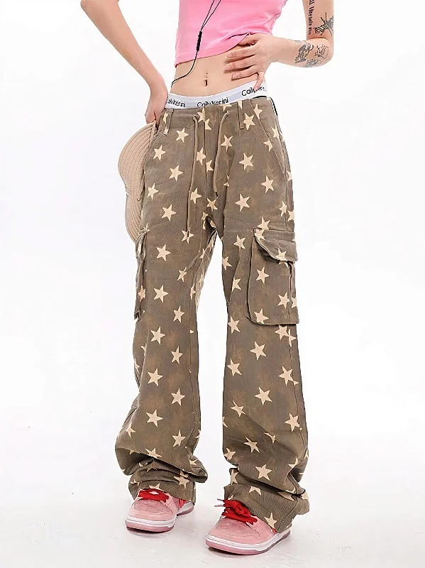 Y2K Star Low Rise Jeans