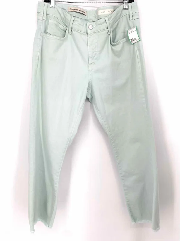 Pilcro & the Letterp Women's Mint Cotton Blend Size 32 Jeans