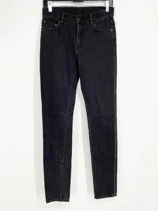 Proenza Schouler Women's Black Straight Cotton Blend Size 25 Jeans Trendy Cut-Off Denim Shorts Proenza Schouler Women's Black Straight Cotton Blend Size 25 Jeans Trendy Cut-Off Denim Shorts