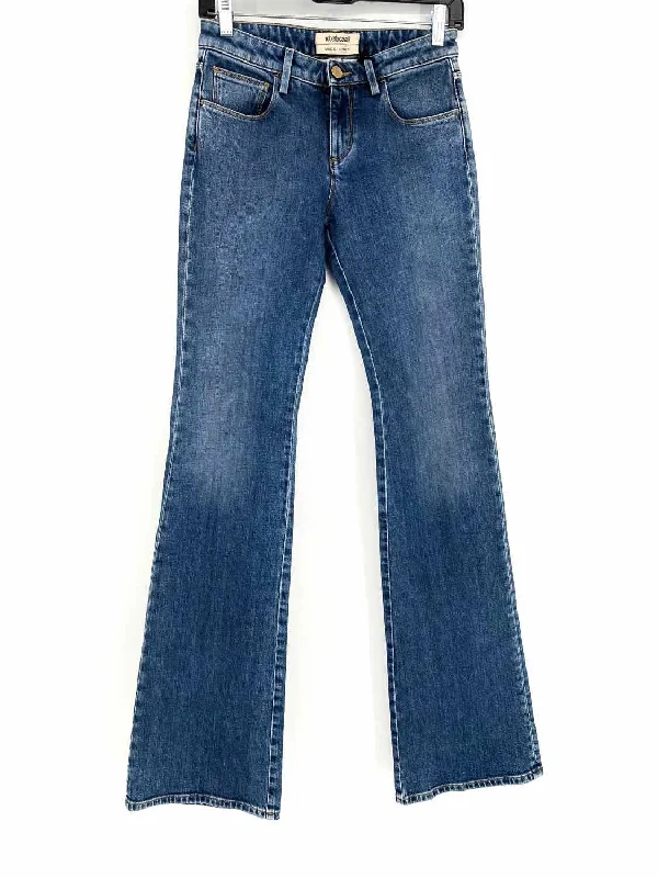 Roberto Cavalli Women's Blue Wide Leg Size 38/S 5 pocket Jeans Trendy Acid Wash Skinny Jeans Roberto Cavalli Women's Blue Wide Leg Size 38/S 5 pocket Jeans Trendy Acid Wash Skinny Jeans