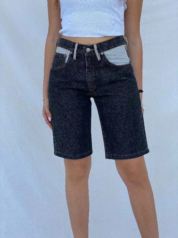 Vintage 90s Marlboro Jeans Reworked Jorts