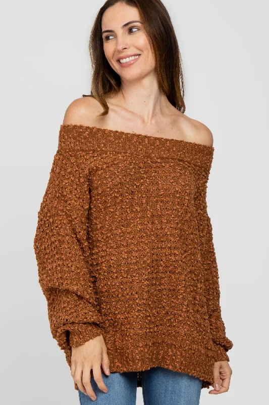 Camel Chunky Knit Sweater