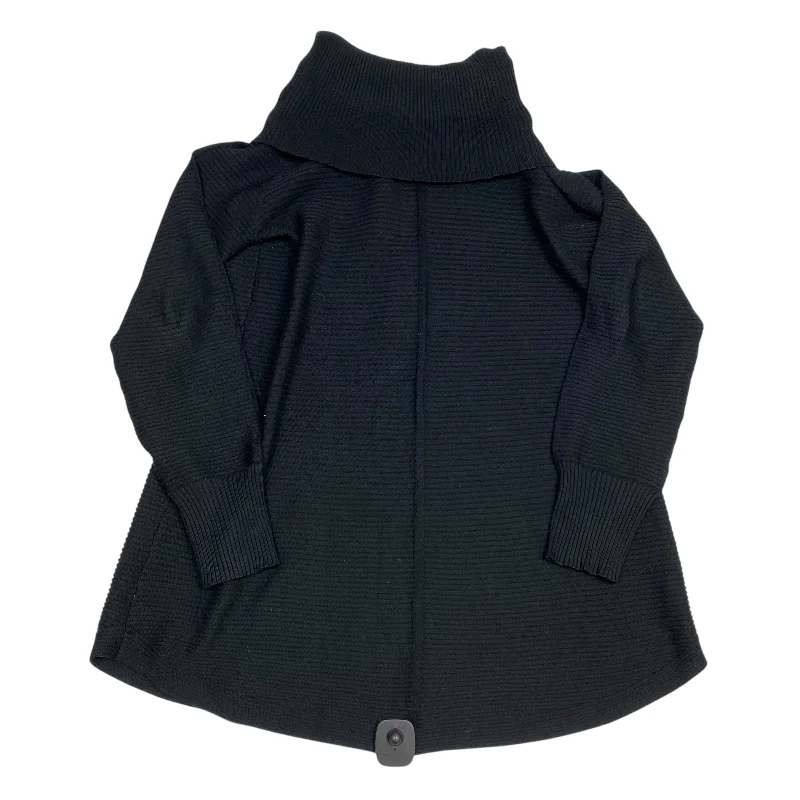 Dress Sweater By Cyrus Knits In Black, Size: L Spandex Blend Rayon Blend Denim Blend Dress Sweater By Cyrus Knits In Black, Size: L Spandex Blend Rayon Blend Denim Blend