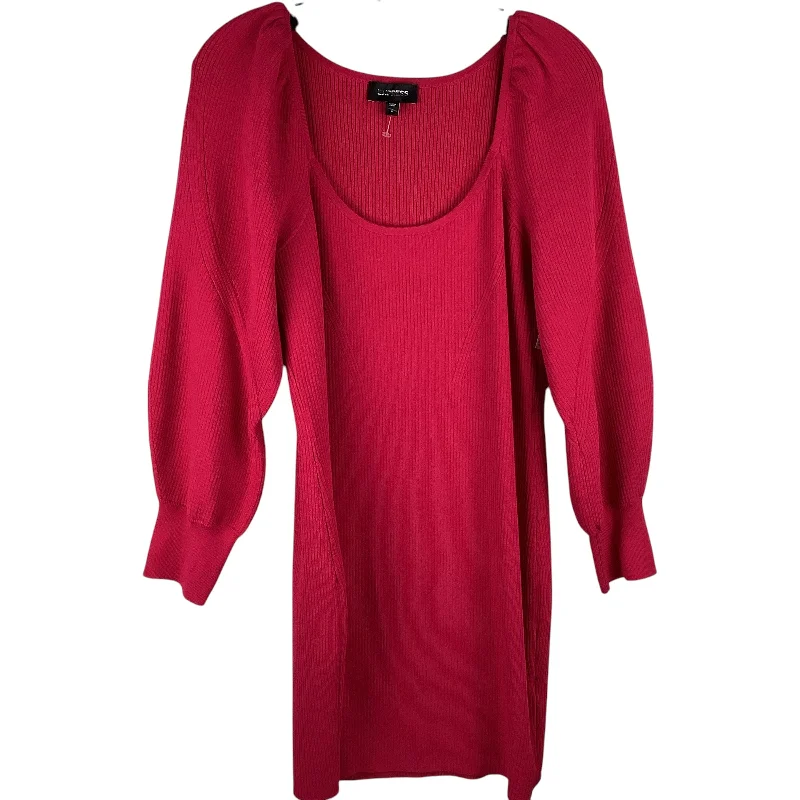 Dress Sweater By Express In Pink, Size: L Rayon Fabric Velvet Fabric Corduroy Fabric Dress Sweater By Express In Pink, Size: L Rayon Fabric Velvet Fabric Corduroy Fabric