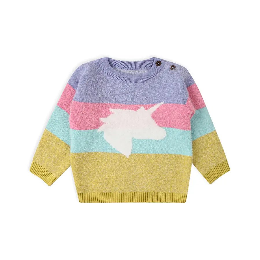 Frosty`z Ombre Full Sleeve Sweater Lace Blend Ribbed Blend Corduroy Blend