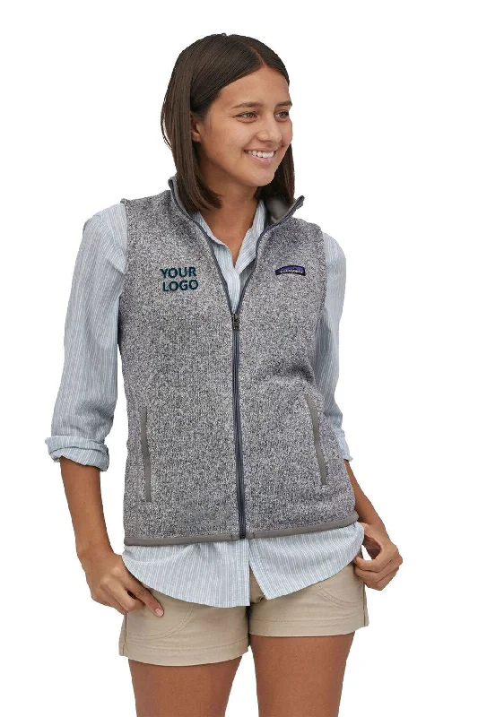 Patagonia Womens Better Sweater Fleece Customized Vests, Birch White Fleece Sweater Nylon Polyester Patagonia Womens Better Sweater Fleece Customized Vests, Birch White Fleece Sweater Nylon Polyester